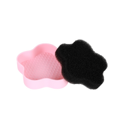 Profusion Cosmetics Frosted Snow Sparkle | 7 PC Makeup Brush & Cleaning Mat Set Brush