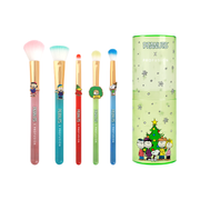 Profusion Cosmetics Peanuts Holiday | Merry & Bright Brush Set with Case Brush