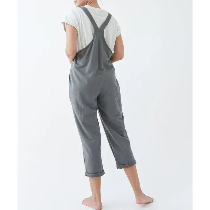 Brushed Organic Hemp Relaxed Fit Overalls