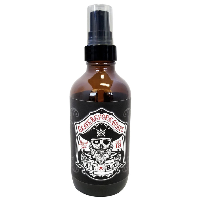 Grave Before Shave 4Oz. Big Bottle Of Grave Before Shave™  Beard Oil