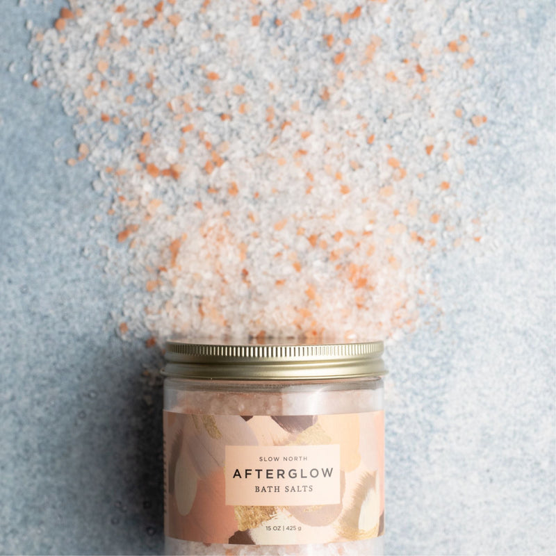 Slow North Afterglow Bath Salts - 15 oz Jar Body Care
