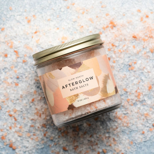 Slow North Afterglow Bath Salts - 15 oz Jar Body Care
