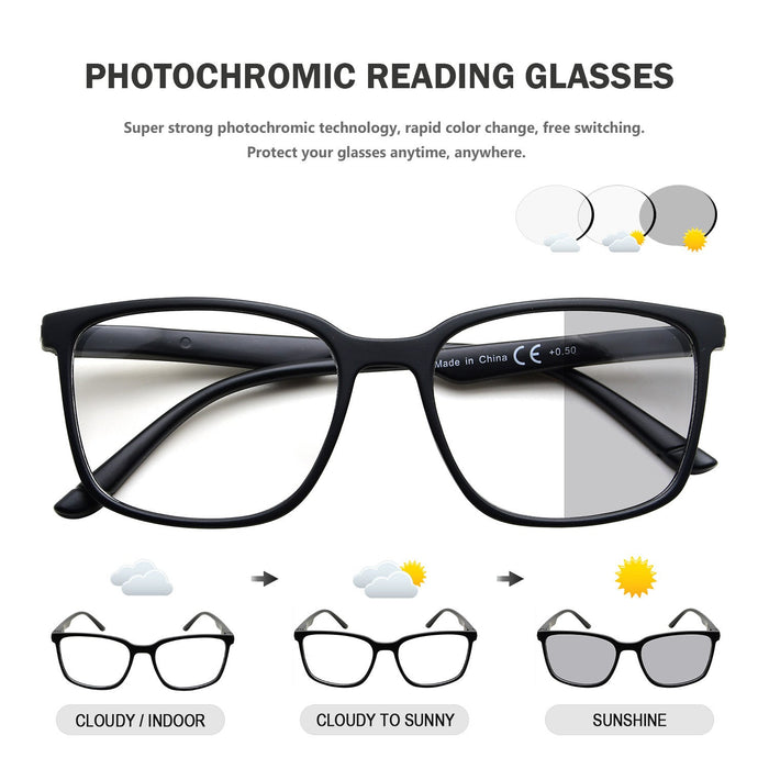 Eyekeeper.Com - Transition Photochromic Reading Glasses Bsr151