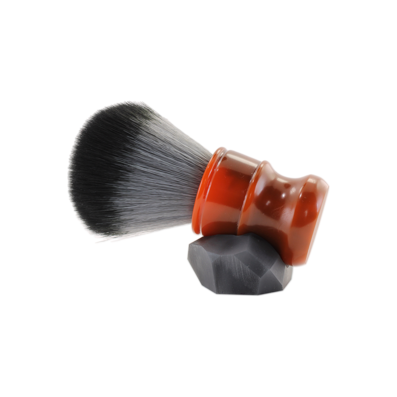 Handsome & Debonair Shaving Brush - Burnt Orange Shaving Tool