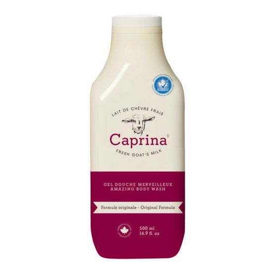 Caprina Fresh Goat's Milk Body Wash, Original Formula, 16.9 Oz