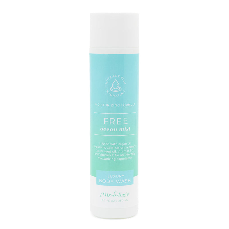 MIXOLOGIE Free (ocean mist) | Luxury Body Wash (8.3 Fl. Oz.) Women's Body Wash