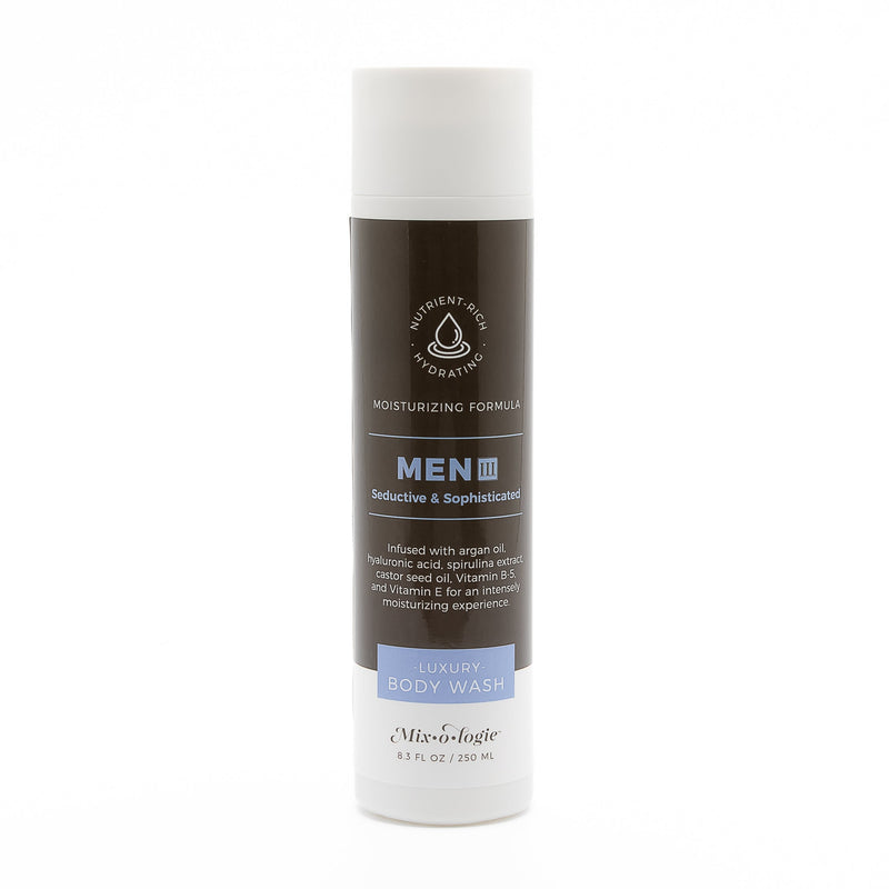 MIXOLOGIE Men's III (Seductive & Sophisticated) | Luxury Body Wash (8.3 Fl. Oz) Men's Body Wash