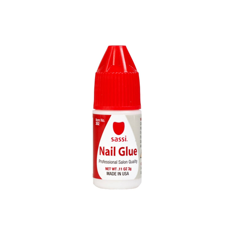 VIP Extensions Sassi Nail Glue 3 g Nail Care Red