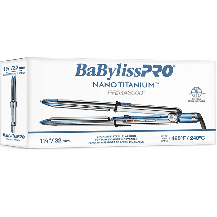 Babylisspro Nano Titanum Prima 3000 Flat Iron 1¼" #Bnt3000Tuc