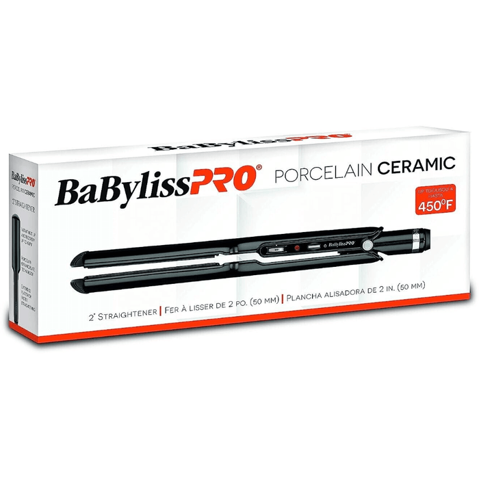 Babylisspro Porcelain Ceramic 1" Or 1.5" Or 2" Straightening Iron #Bp9557Uc Or #Bp9559Uc Or #Bp9561Uc