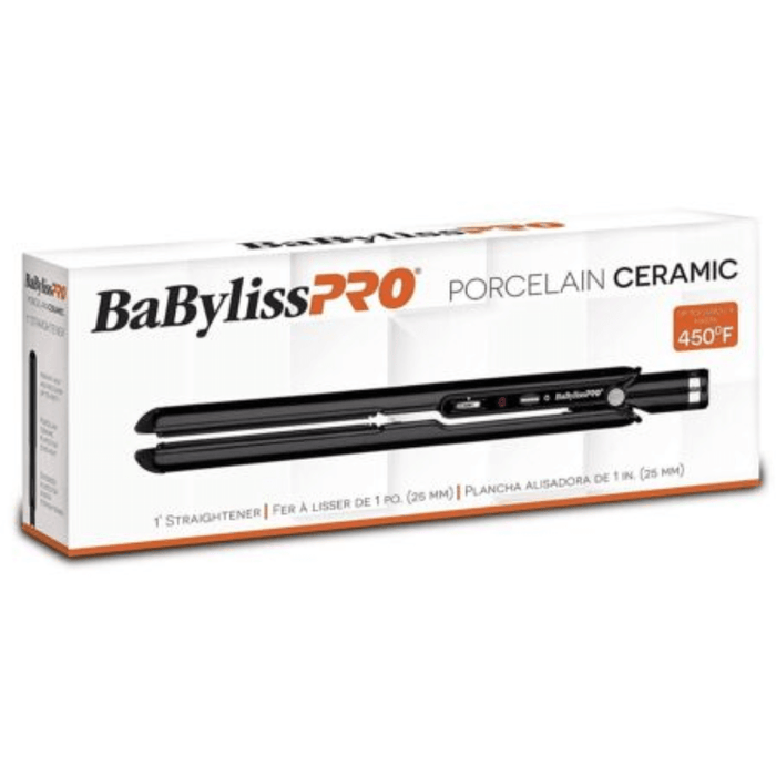 Babylisspro Porcelain Ceramic 1" Or 1.5" Or 2" Straightening Iron #Bp9557Uc Or #Bp9559Uc Or #Bp9561Uc