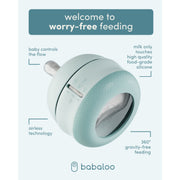 Babaloo babaloo bottle set of 3 Alice Blue Bleu / 5 oz,Bleu / 8 oz,Creme / 5 oz,Creme / 8 oz