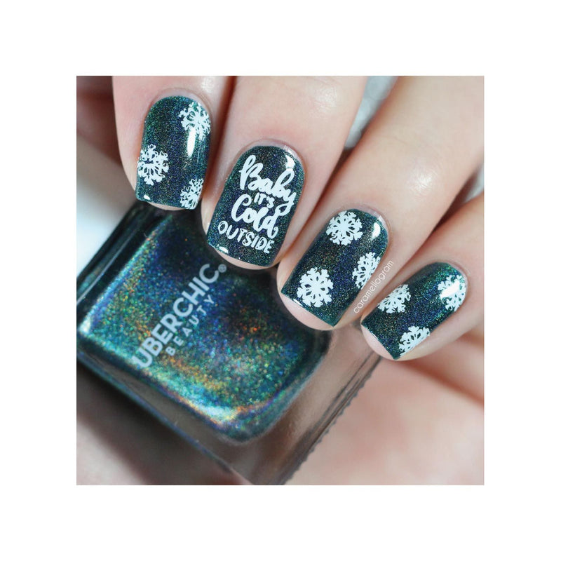 UberChic Beauty Merry & Bright Stamping Plate
