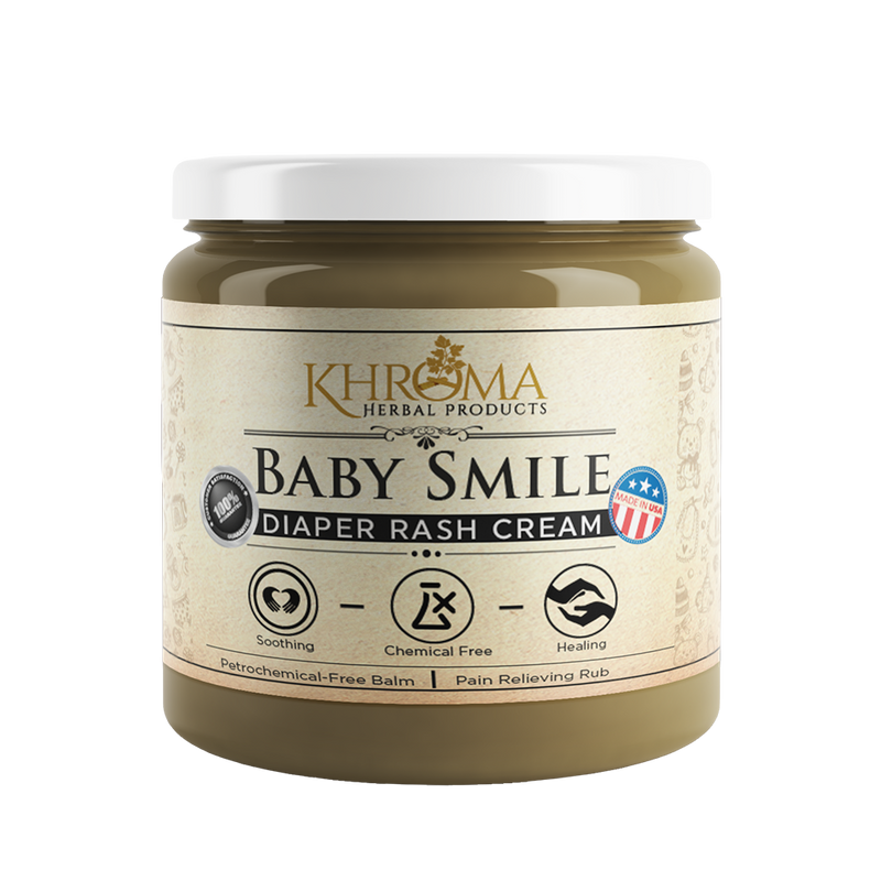 Khroma Herbal Products Baby Smile - Organic Diaper Rash Cream Balms and Salves