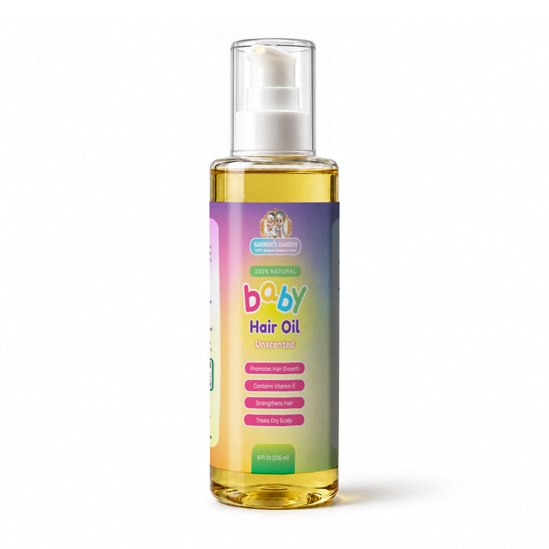 Garner's Garden Baby Hair Oil Baby Care White Smoke Baby Hair Oil 8oz (large)