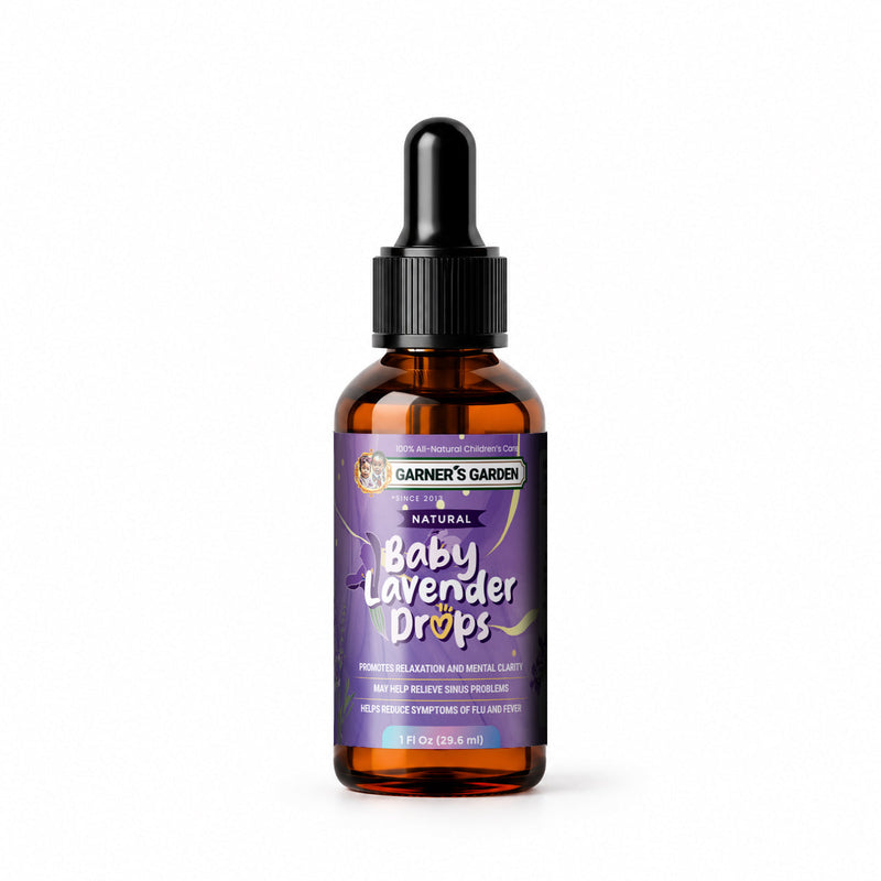 Garner's Garden Baby Lavender Drops Baby Care White Smoke