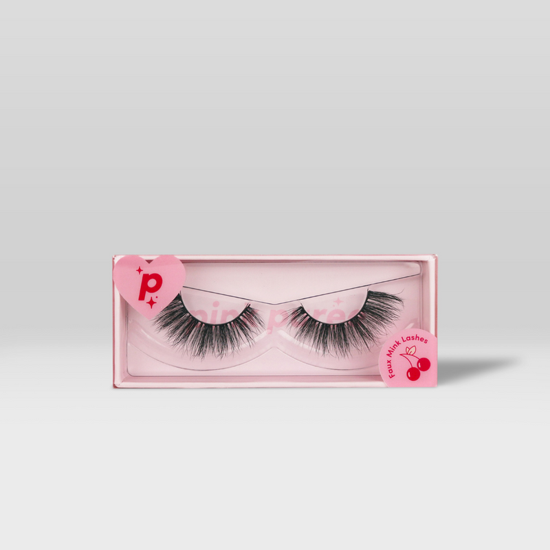 Pink Purée Babydoll Faux Mink Lashes