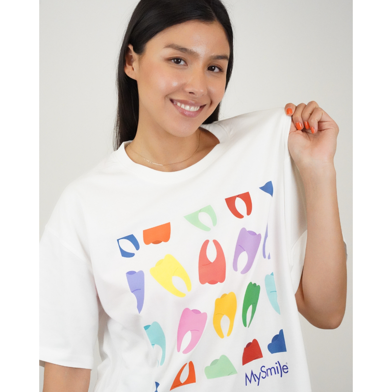 MySmile MySmile Colorful Teeth T-Shirt