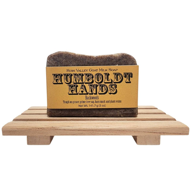 Fern Valley Soap Natural Goat Milk Soap | Humboldt Hands Heavy-Duty Hand Cleaner | Backwoods Goat Milk Soap