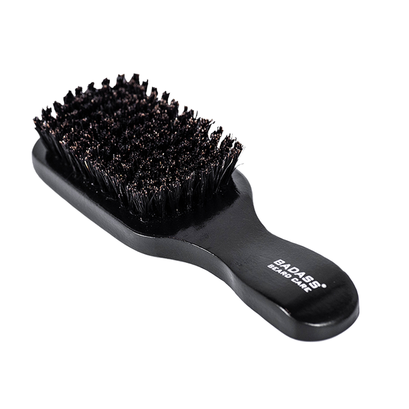 Badass Beard Care Boars Hair Beard Brush with Handle BRUSH