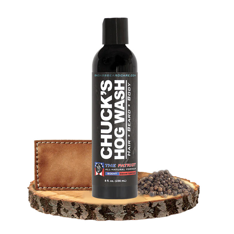 Badass Beard Care Chuck's Hog Wash - The Patriot HOG WASH