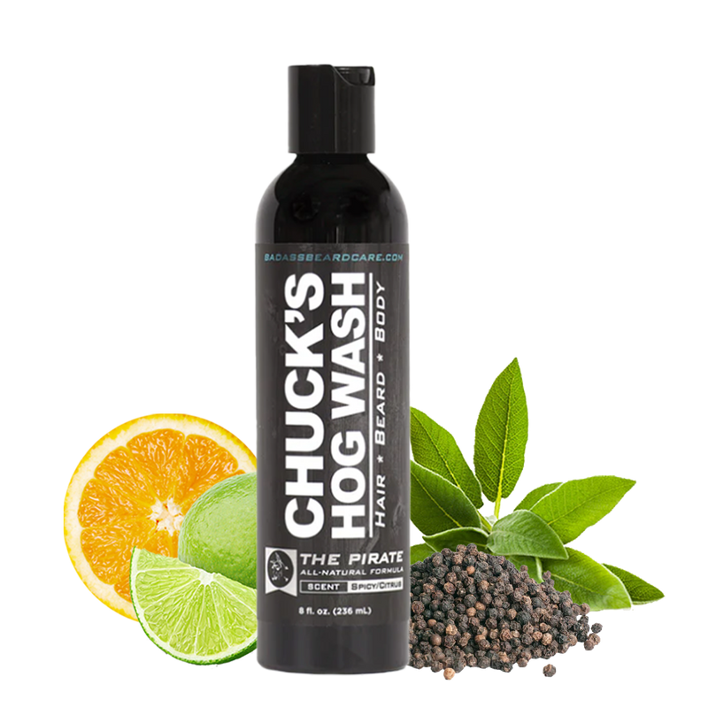 Badass Beard Care Chuck's Hog Wash - The Pirate HOG WASH