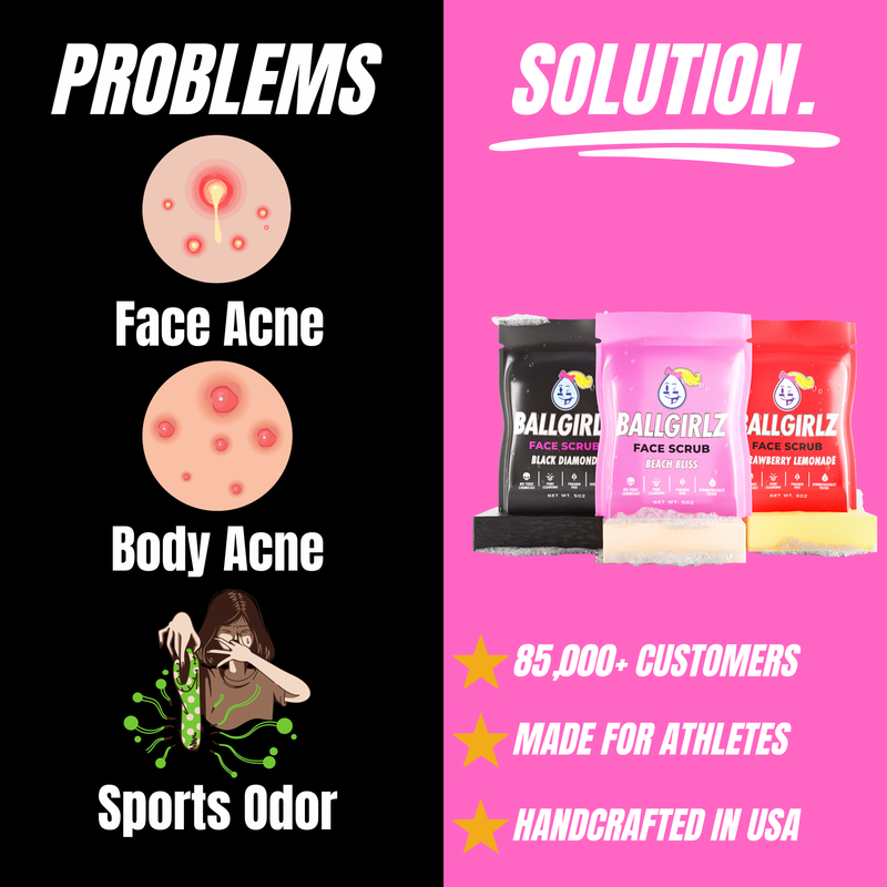 BALLBOYZ Ballgirlz Face Scrub 3 Pack