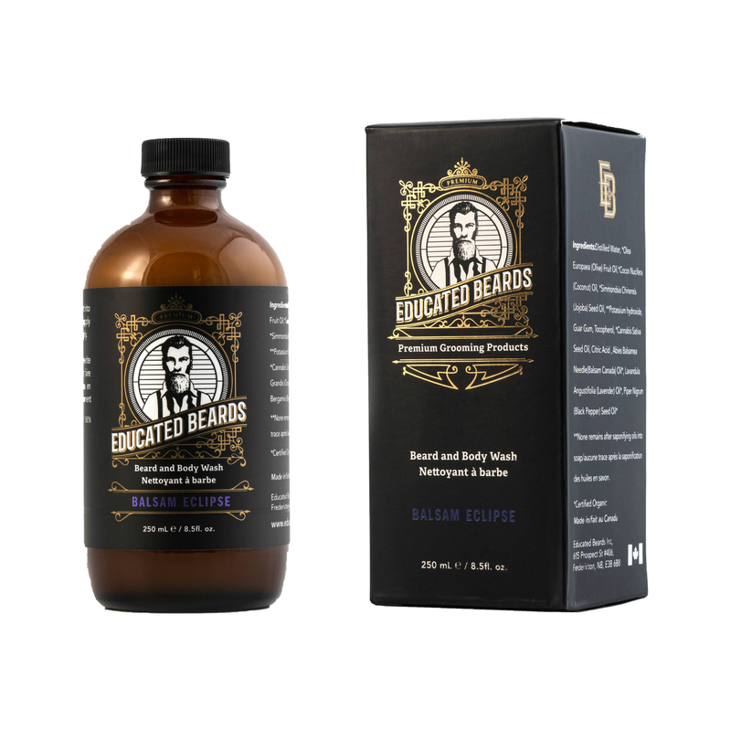 Educated Beards Educated Beards Balsam Eclipse Beard & Body Wash 250ml Beard & Body Wash
