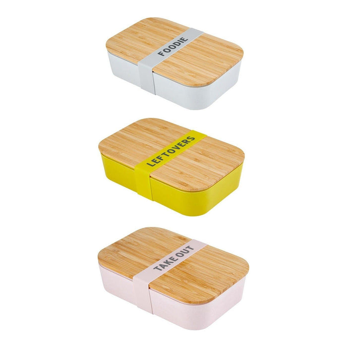 The Bullish Store - Bamboo Lunch Box 3 Pack For Meal Prep