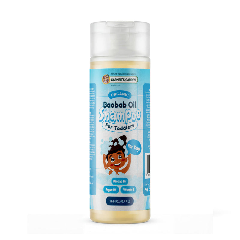 Garner's Garden Organic Baobab Oil Toddler Shampoo Baby Care Lavender Baobab Toddler Shampoo Boys / 16oz