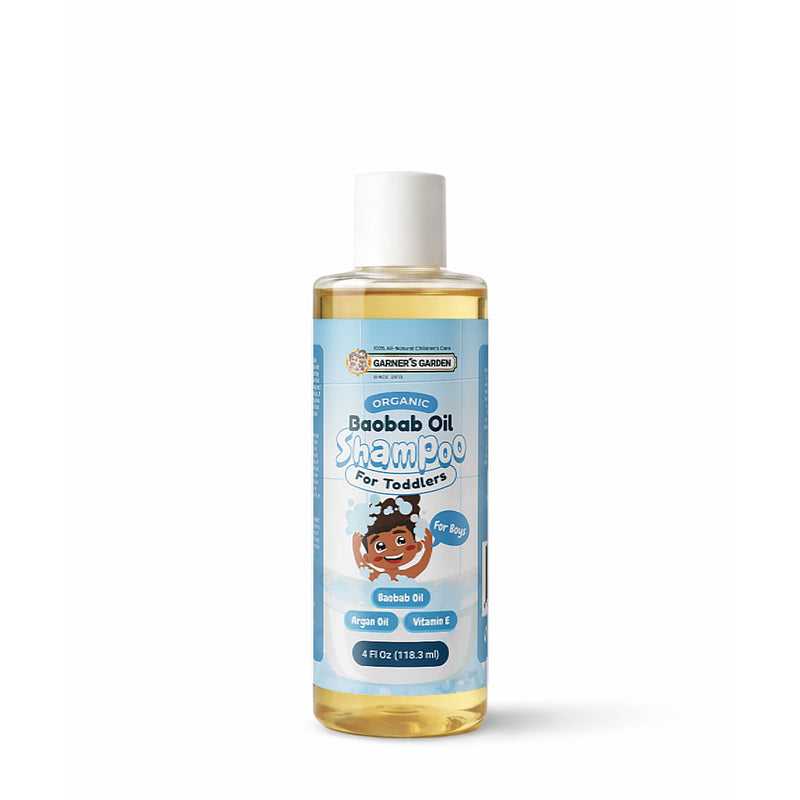 Garner's Garden Organic Baobab Oil Toddler Shampoo Baby Care White Smoke Baobab Toddler Shampoo Boys / 4oz