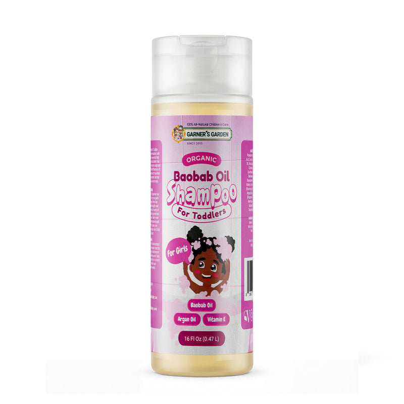 Garner's Garden Organic Baobab Oil Toddler Shampoo Baby Care Lavender Baobab Toddler Shampoo Girls / 16oz