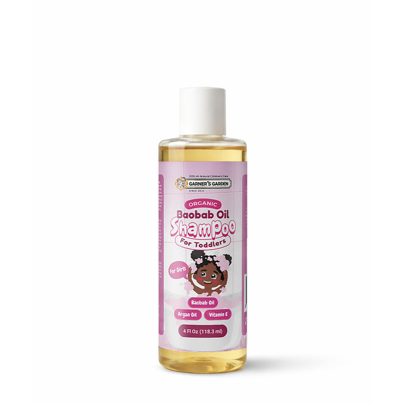 Garner's Garden Organic Baobab Oil Toddler Shampoo Baby Care White Smoke Baobab Toddler Shampoo Girls / 4oz