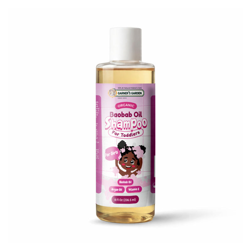 Garner's Garden Organic Baobab Oil Toddler Shampoo Baby Care White Smoke Baobab Toddler Shampoo Girls / 8oz