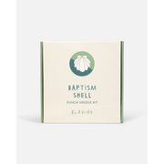 Be A Heart Baptism Shell Punch Needle Kit Punch Needle Kit Antique White