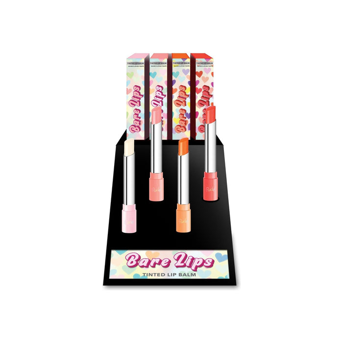 Bare Lips Tinted Lip Balm Display Set, 48pcs