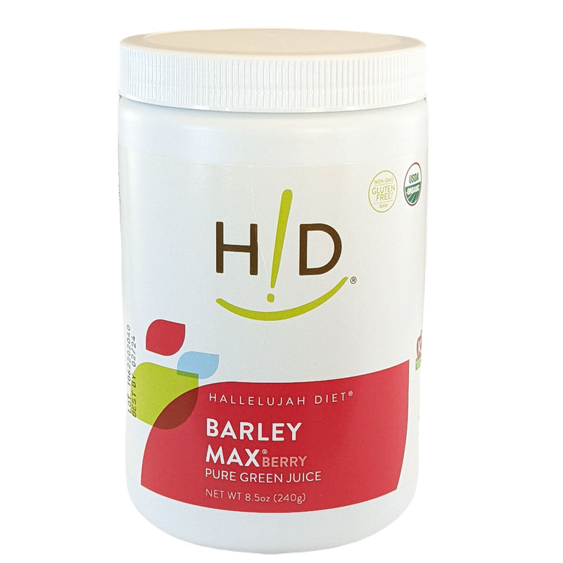 Hallelujah Diet BarleyMax - Berry Flavored (Premium Size) Dehydrated Juice Powder
