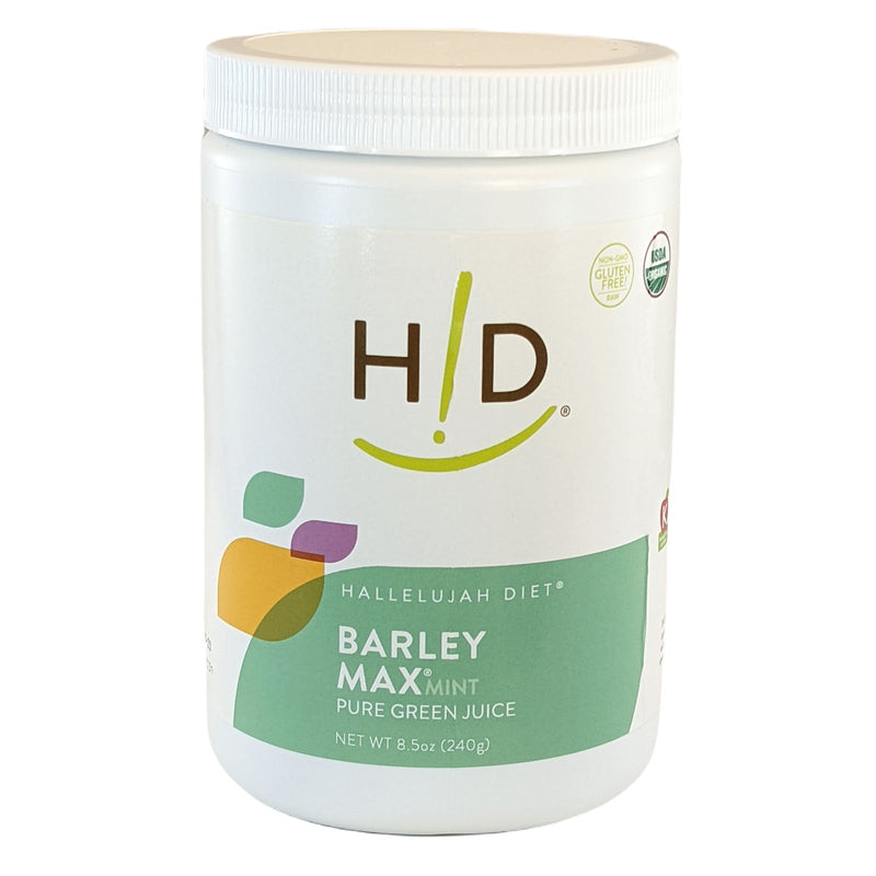 Hallelujah Diet BarleyMax - Mint Flavored (Premium Size) Dehydrated Juice Powder
