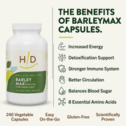 Hallelujah Diet BarleyMax (Capsules) Dehydrated Juice Powder Seashell