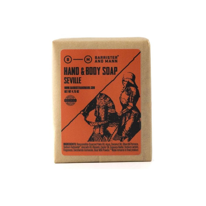 Barrister & Mann Seville Hand & Body Soap 4.75 Oz