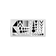 UberChic Beauty Basic Shapes-01 Stamping Plate