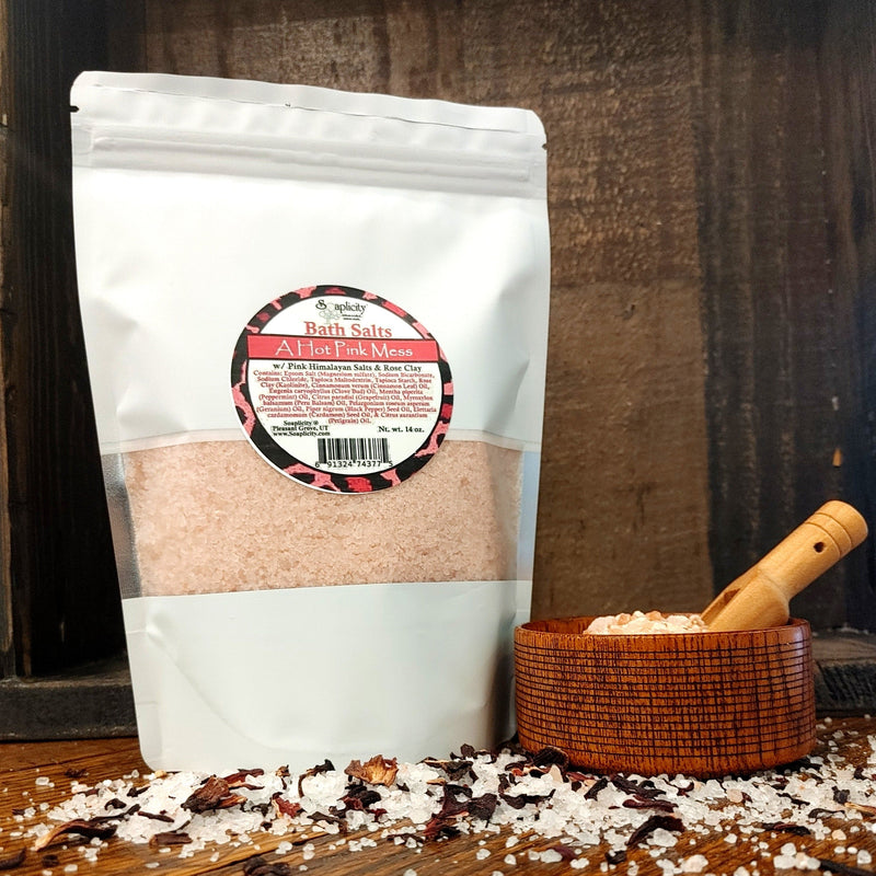 Soaplicity A Hot Pink Mess Bath Salts Bath Salts