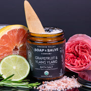 Chagrin Valley Soap & Salve Bath Salt: Grapefruit Ylang Ylang Bath Salt