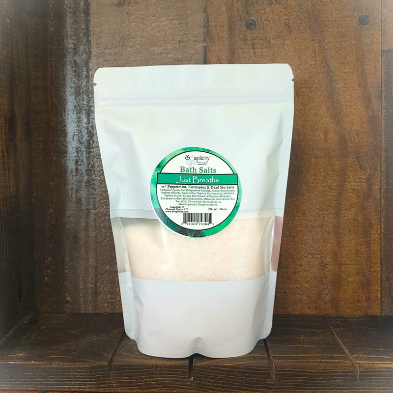 Soaplicity Just Breathe Bath Salts Bath Salts