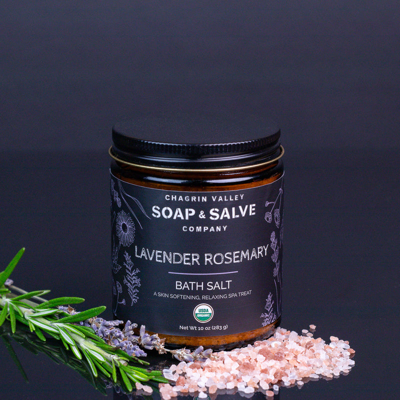 Chagrin Valley Soap & Salve Bath Salt: Lavender Rosemary Bath Salt