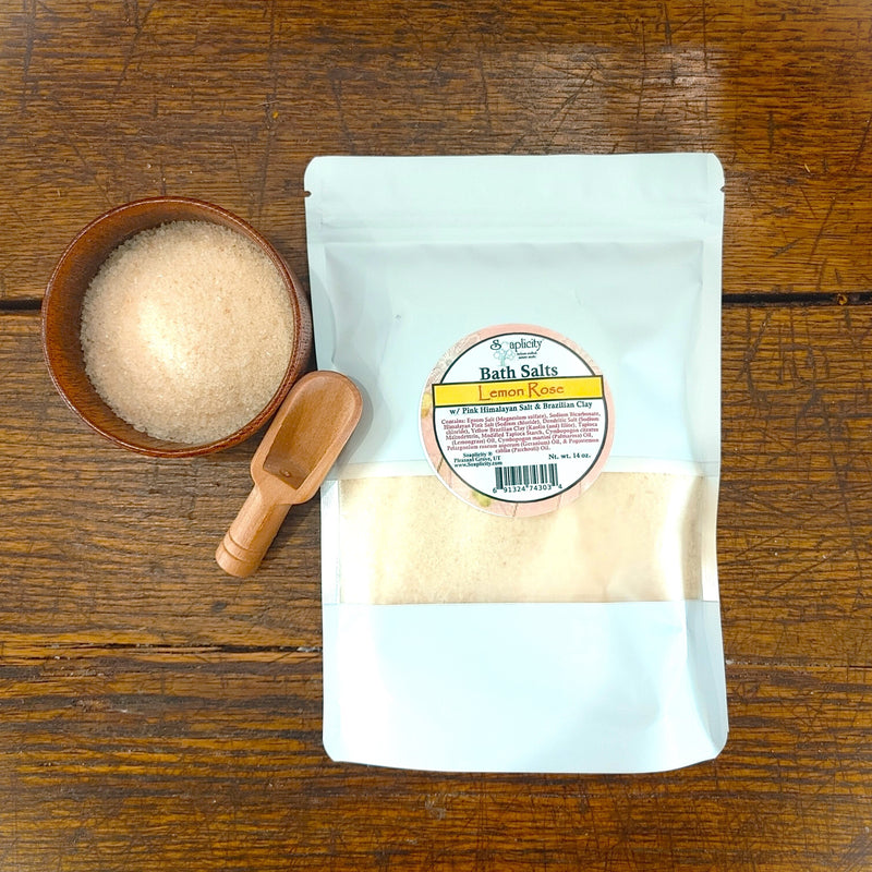 Soaplicity Lemon Rose Bath Salts Bath Salts