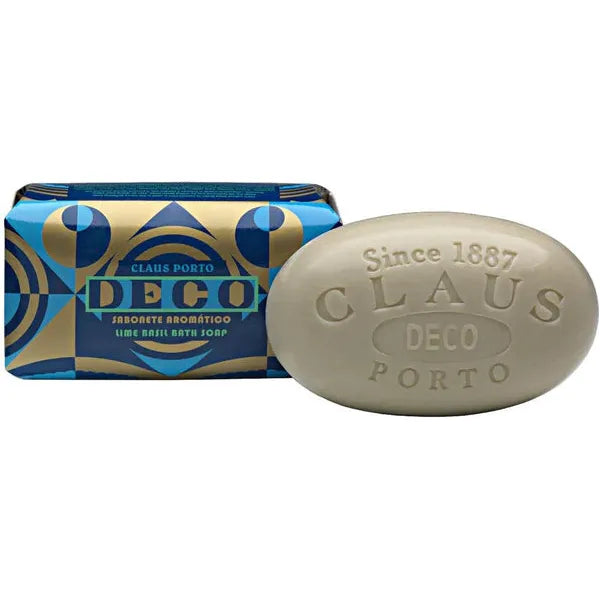 Claus Porto Deco Lime Basil Bath Soap 5.3 oz