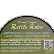 Battle Balm® Battle Balm® - Demon Strength All Natural & Organic Pain Relief Cream Topical analgesic, pain relief ointment, muscle rub