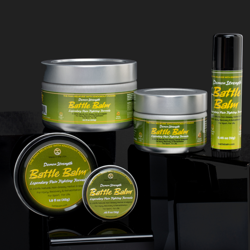 Battle Balm® Battle Balm® - Demon Strength All Natural & Organic Pain Relief Cream Topical analgesic, pain relief ointment, muscle rub