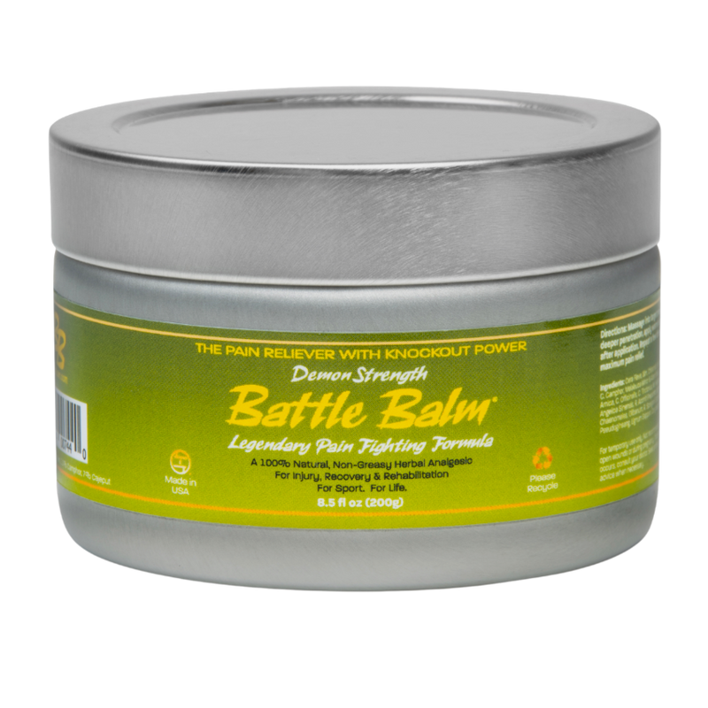 Battle Balm® Battle Balm® - Demon Strength All Natural & Organic Pain Relief Cream Topical analgesic, pain relief ointment, muscle rub
